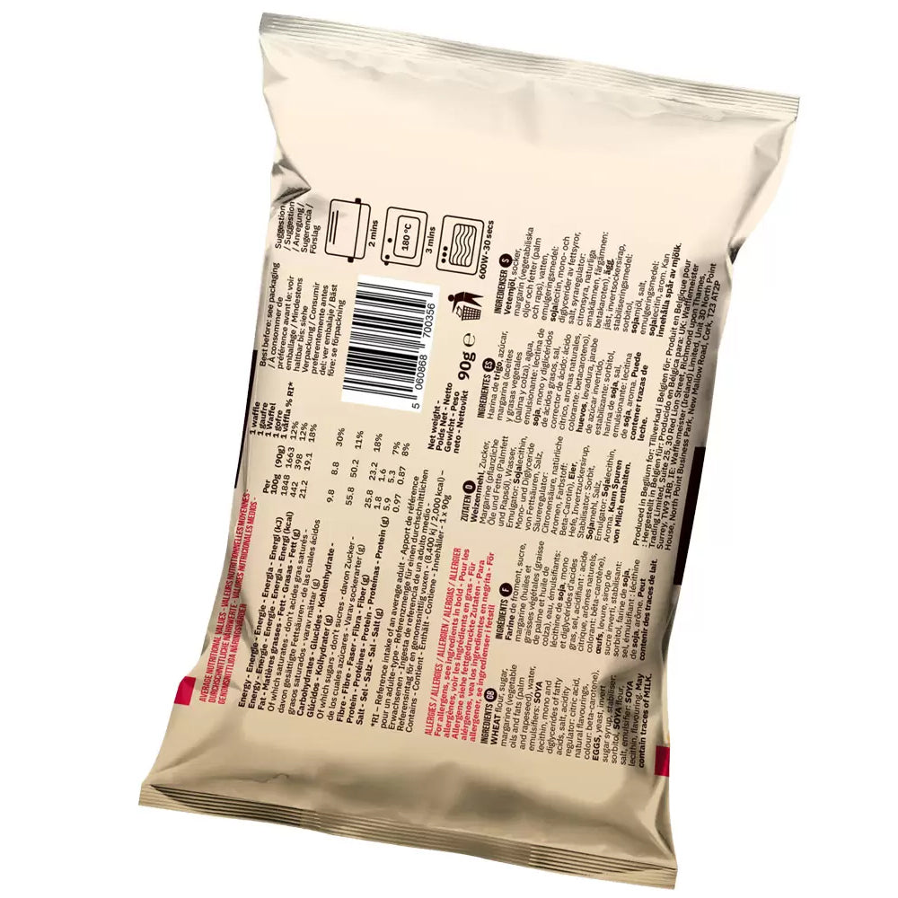 Wafflemeister Belgian Waffles 90g (28 Pack)