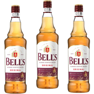 Bell's Original Blended Scotch Whisky 40% vol 70cl Bottle PMP (Pack of 3)
