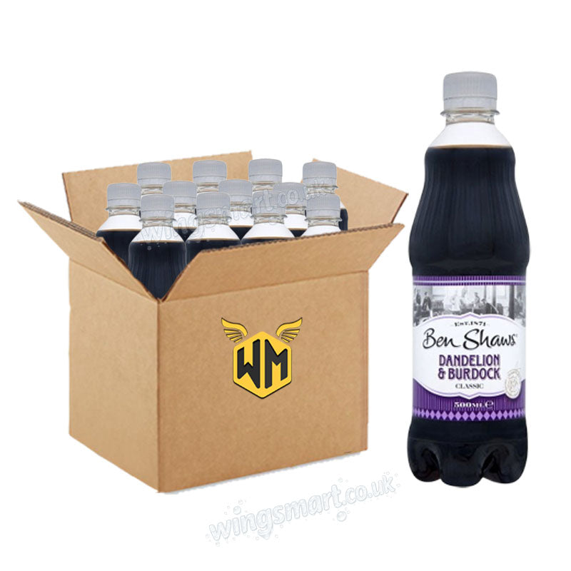 Ben Shaws Dandelion & Burdock 500ml (Box of 12 Bottles)