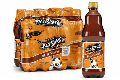 Ben Shaws Bitter Shandy 500ml Bottles Refreshing Soft Drink (Box of 12 Bottles)