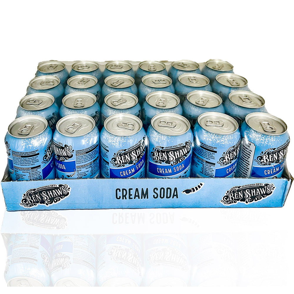 Ben Shaws Cream Soda 330ml (12 & 24 Cans)
