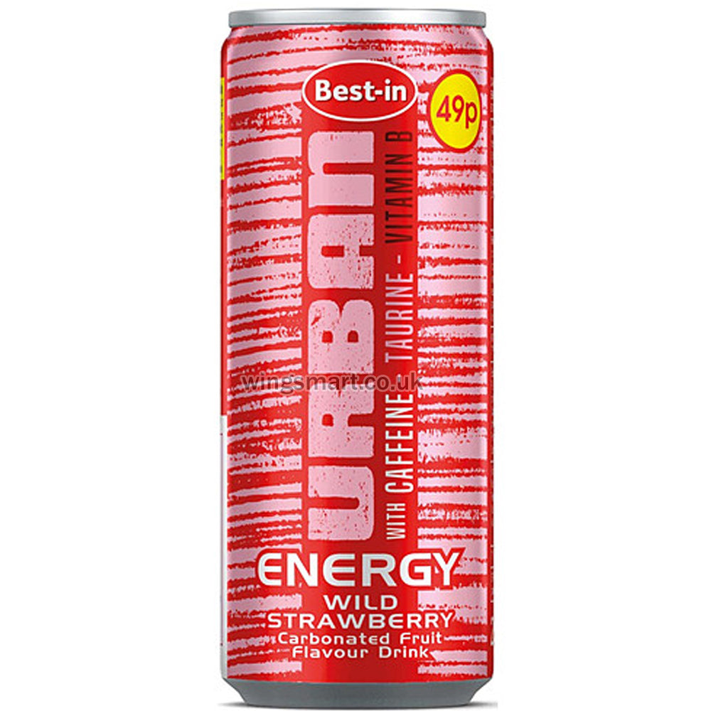 Bestin Urban Energy Wild Strawberry PMP 250ml (Case of 12)