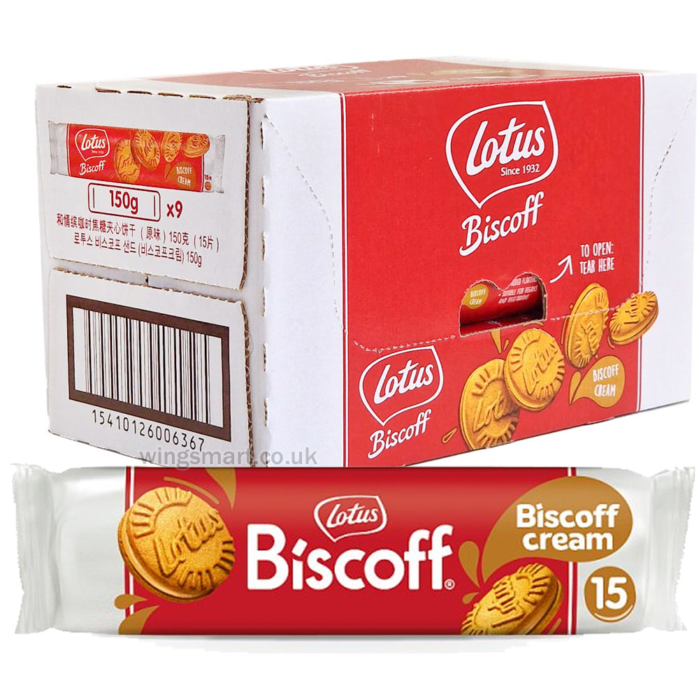 Biscoff Sandwich Biscoff Cream 150g (Box of 9)