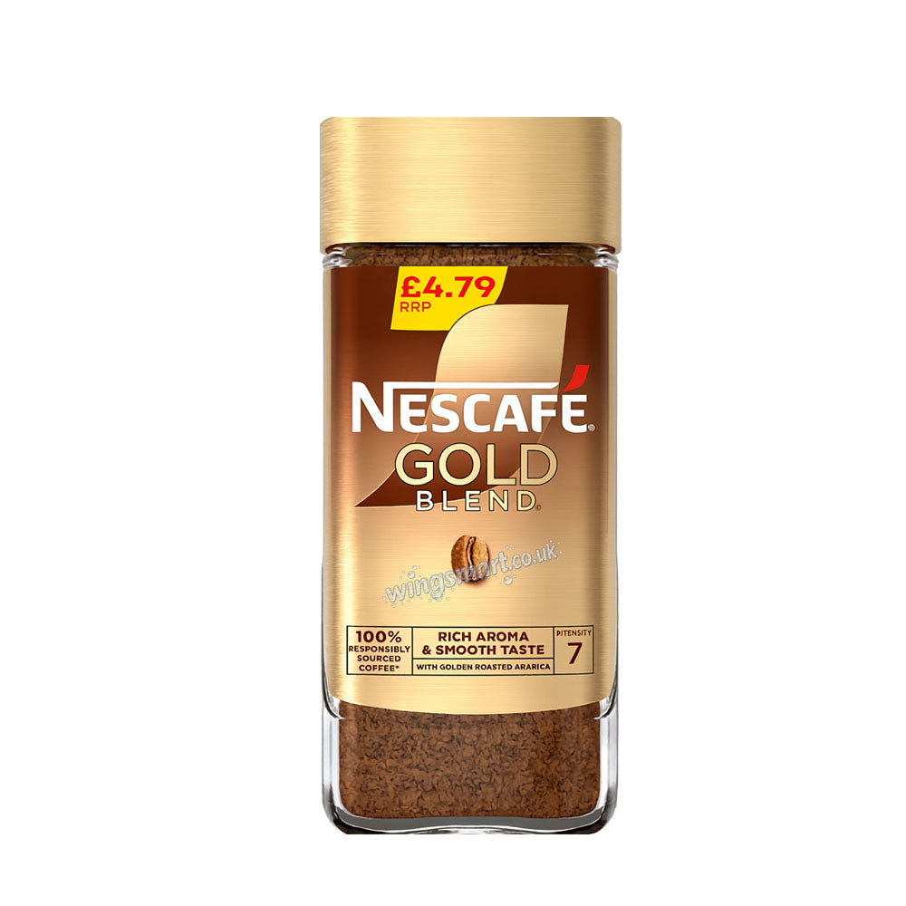 Nescafe Gold Blend Coffee Range Instant & Decaffeinated 95g