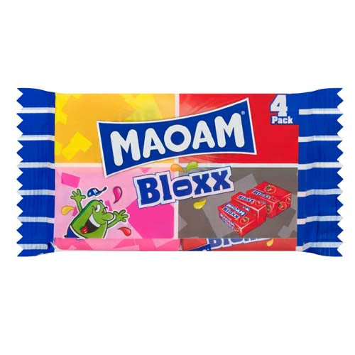 Maoam Bloxx 4 Pack Chewy Sweets 20 x 88g Packs