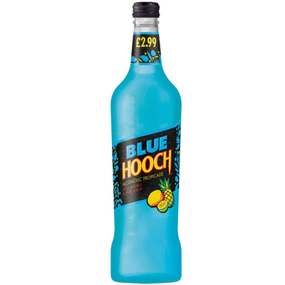Blue Hooch Alcoholic Tropicade with Vodka & Fruit Juice 70cl (Pack of 6)