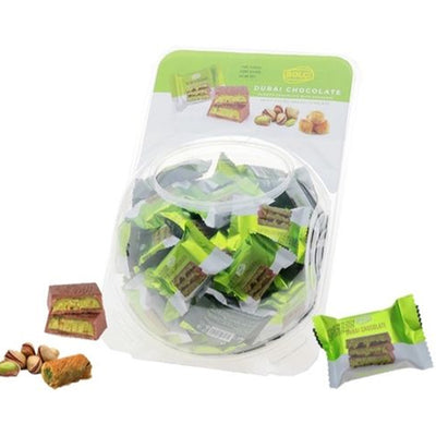 Bolci brand Dubai Chocolate with Pistachio-40 Pieces(Each16g)