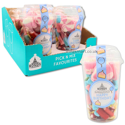 Bonds Happy Birthday Candy Cup 265g (Pack of 6)