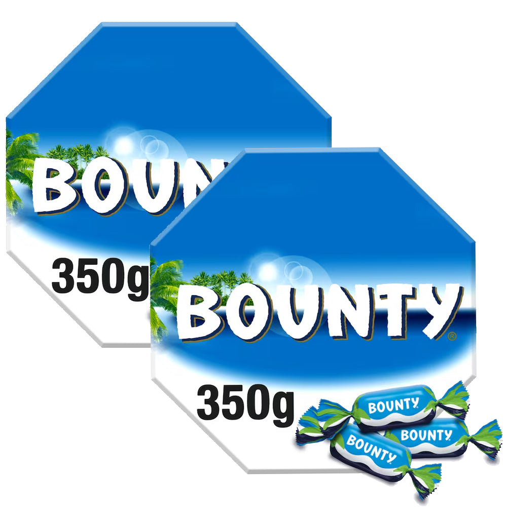 Bounty Milk Chocolate & Coconut Christmas Gift Box 350g (Pack of 2)