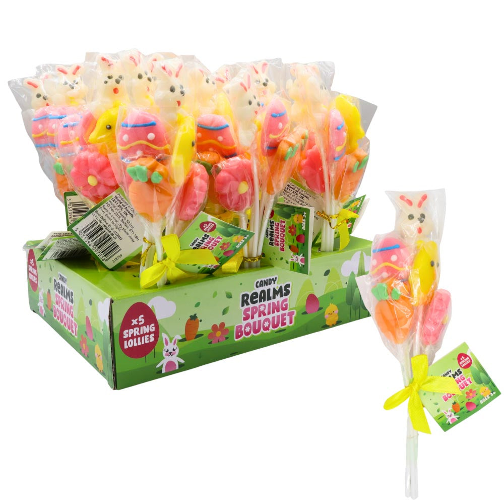 Candy Realms Spring Bouquet Chocolate 50g – 18 Pack
