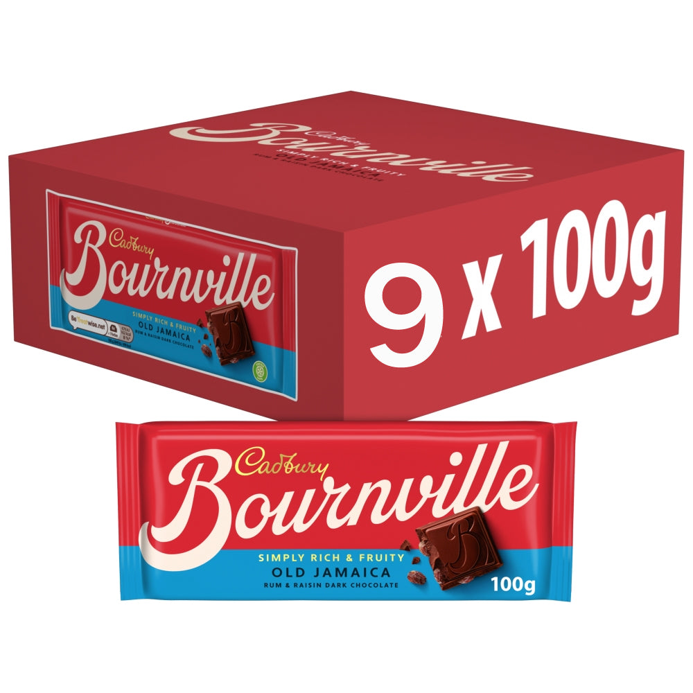 Cadbury Bournville Old Jamaica Dark Chocolate Bar 100g