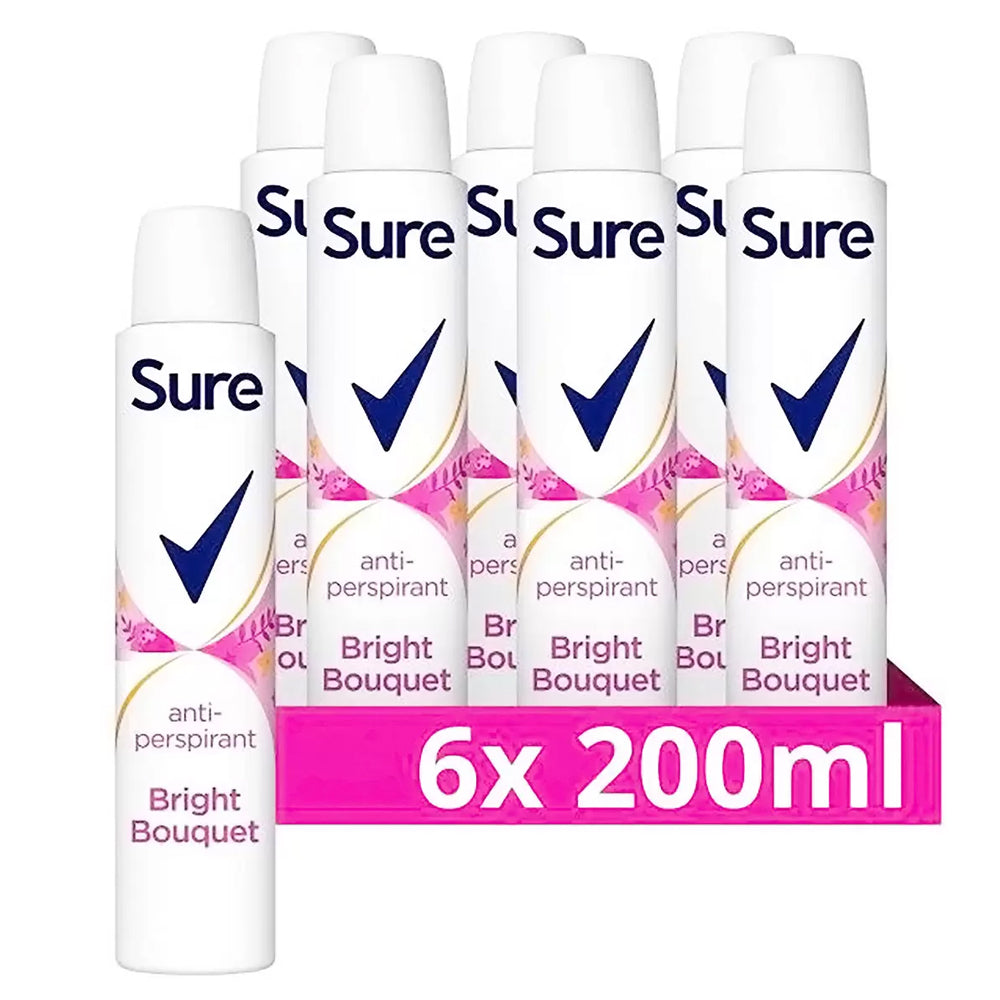 Sure Bright Bouquet Anti-Perspirant Deodorant 6 x 200ml