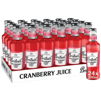 Britvic Cranberry Juice Drink Bottle 200ml (Case of 24)