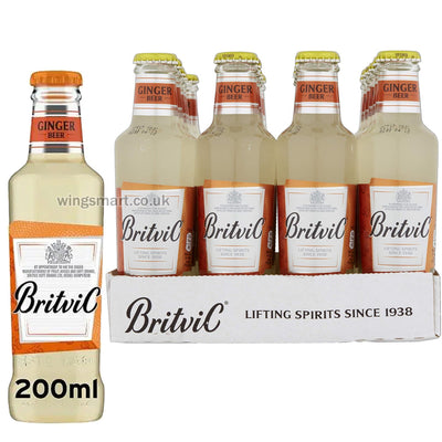 Britvic Fiery Ginger Beer Bottle 200ml (Case of 24)