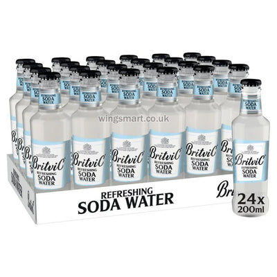 Britvic Soda Water Bottle 200ml (Case of 24)