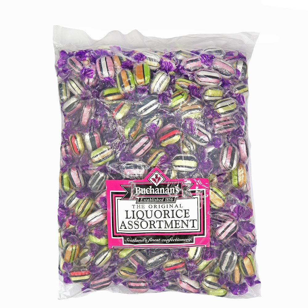 Buchanan's Liquorice Assortment Bag 3kg