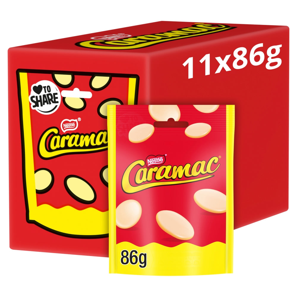 Caramac Giant Buttons Caramel Flavour 11 x 86g Bags