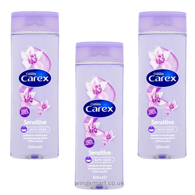 CAREX BATH SOAK SENSITIVE 500ML (Pack of 3)