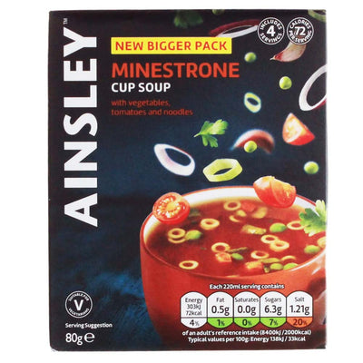 Ainsley Harriott Cup Soup Minestrone 8 Packs(4 Sachets per Pack)