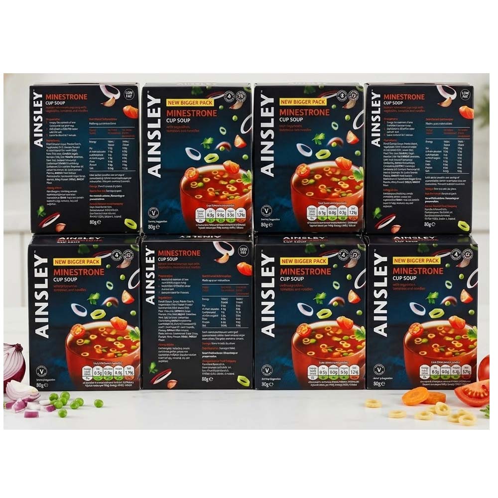 Ainsley Harriott Cup Soup Minestrone 8 Packs(4 Sachets per Pack)