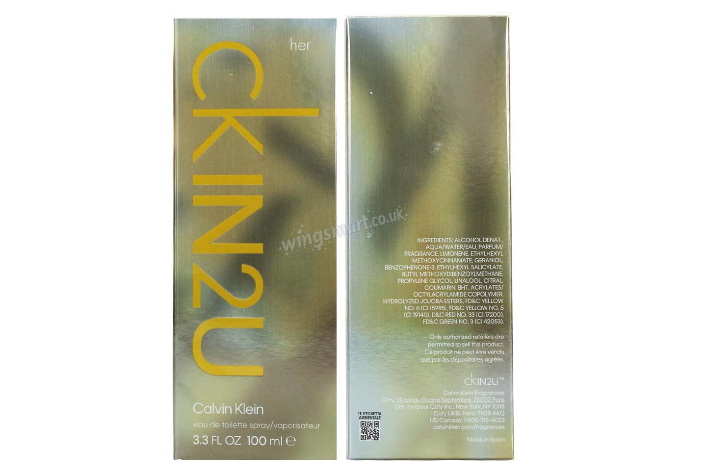 Calvin Klein IN2U For Her Eau de Toilette Spray 100ml