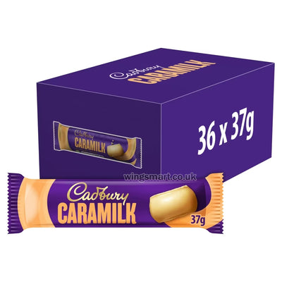 Cadbury Caramilk Golden Caramel Chocolate Bar 37g (Box of 36)