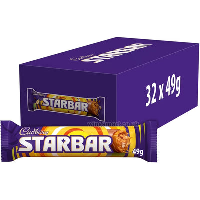 Cadbury Starbar Chocolate Bar 49g (Box of 32)