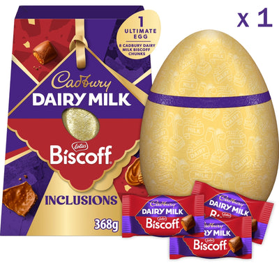 Cadbury Biscoff Inclusions Ultimate Chocolate Easter Egg 368g