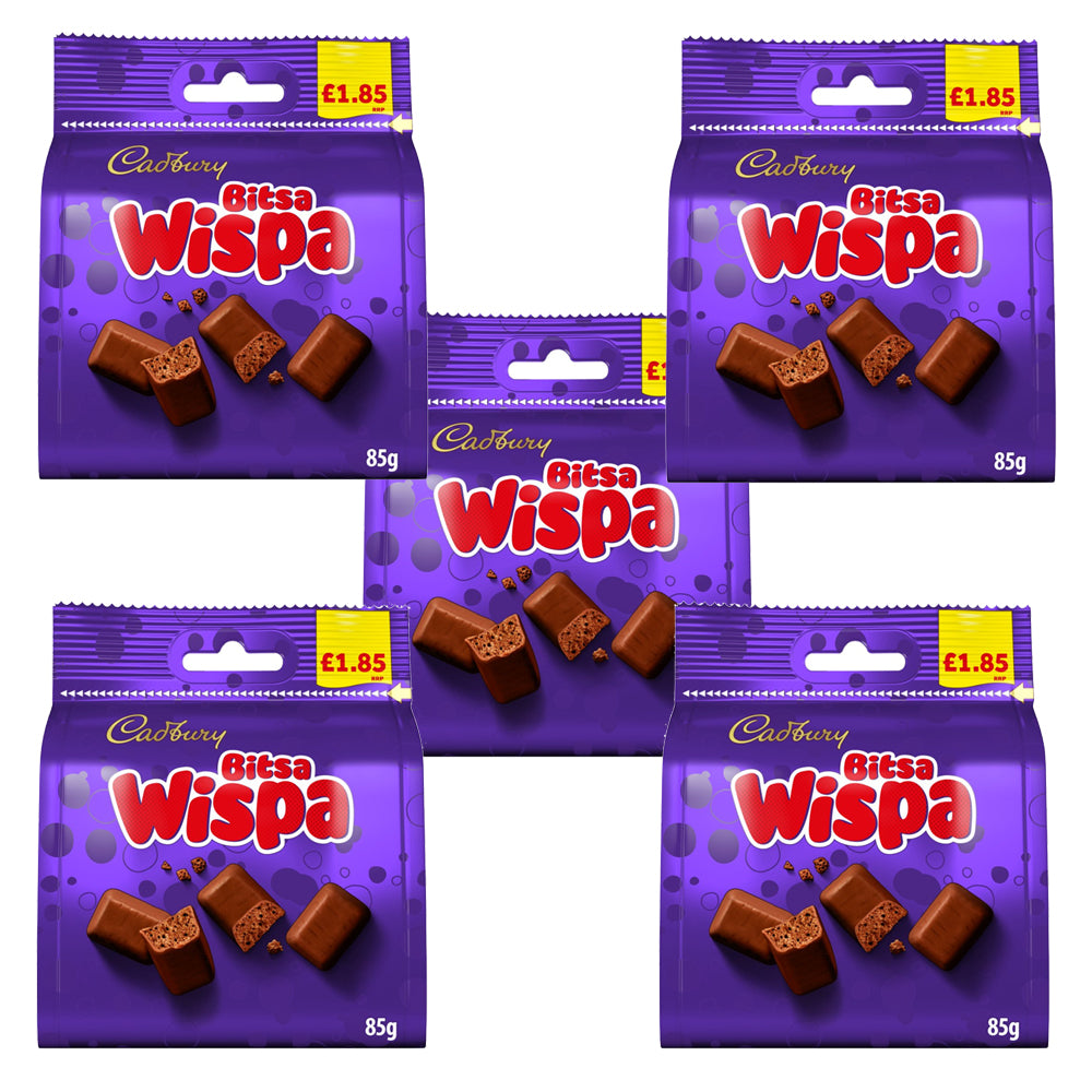 Cadbury Bitsa Wispa Chocolate Bag 85g PMP