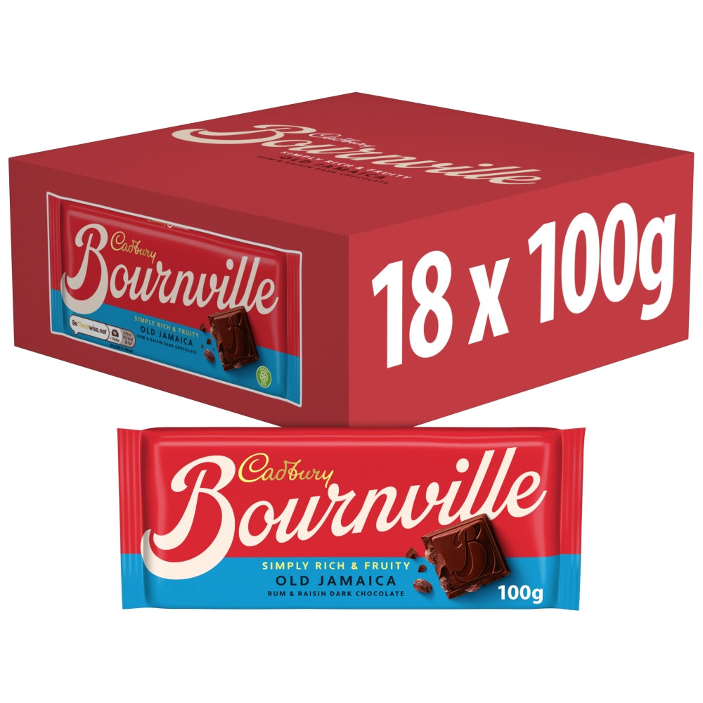 Cadbury Bournville Old Jamaica Dark Chocolate Bar 100g