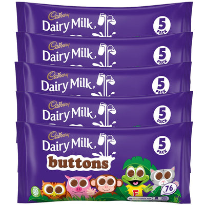 Cadbury Dairy Milk Buttons Treatsize Chocolate Bags – 70g