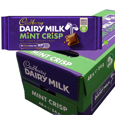 Cadbury Dairy Milk Mint Crisp Chocolate Bar 54g (Irish)