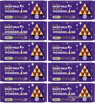 Cadbury Dairy Milk Winter Wonderland Chocolate 100g (10 Bars)