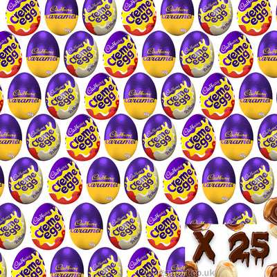 Cadbury Easter Eggs 2026 Assorted Pack - Creme, Caramel & White Chocolate 40g