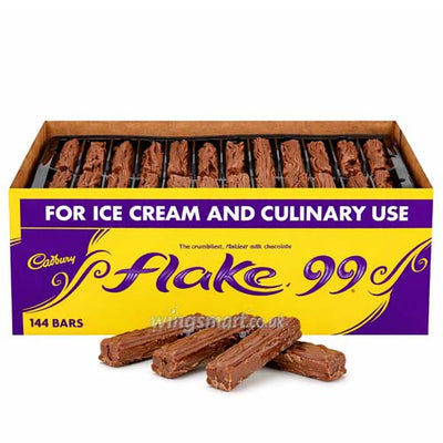 Cadbury Flake 99 Chocolate Bars 144 Pack – 8.25g Each (Full Case)