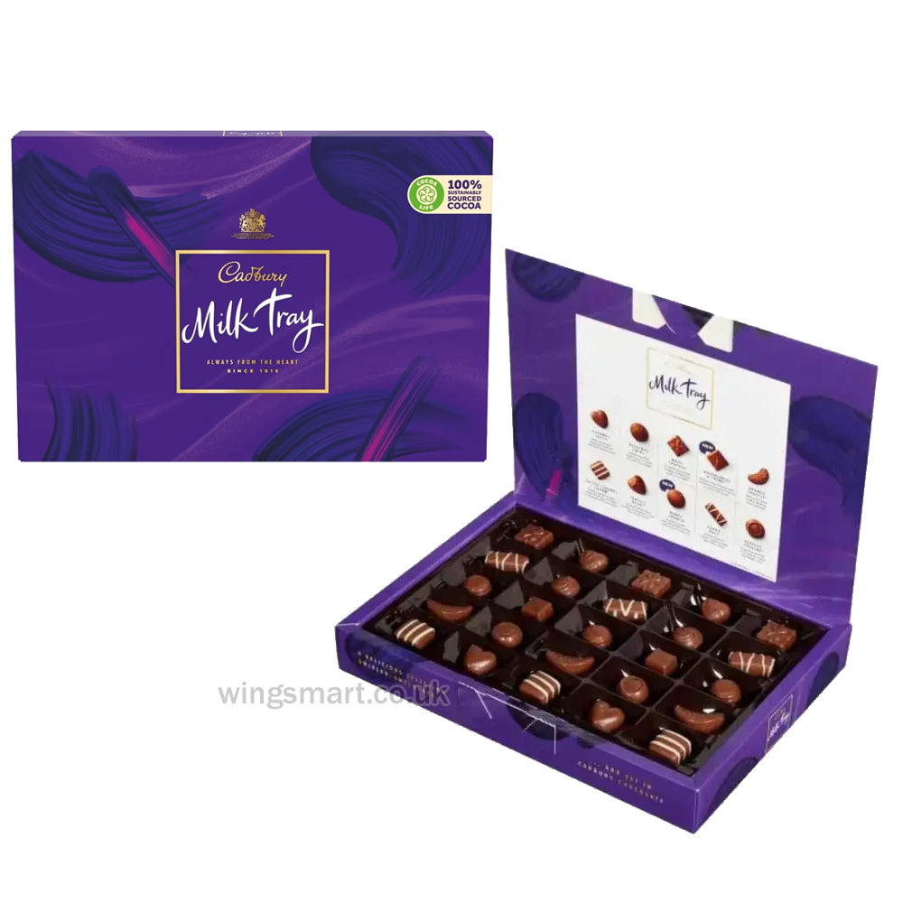Cadbury Milk Tray 530g – Luxury Assorted Chocolate Gift Box – WingsMart