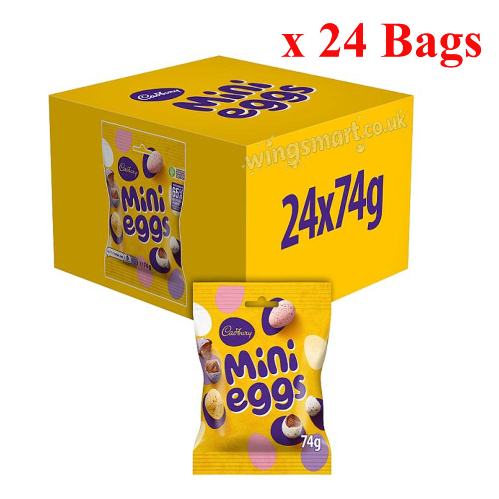 Easter Mini Eggs Assorted Collections Bags – Milk, White & Chocolate Orange Eggs (Full box)