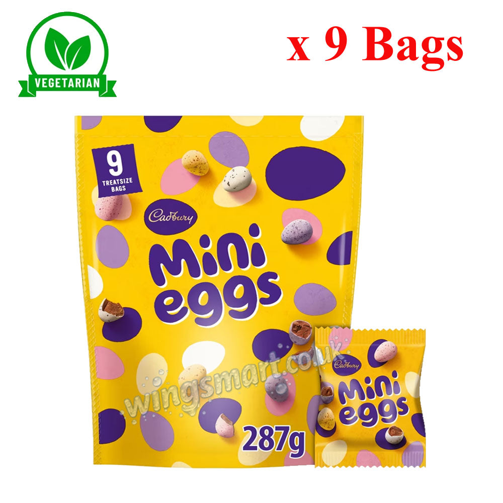 Easter Mini Eggs Assorted Collections Bags – Milk, White & Chocolate Orange Eggs (Full box)