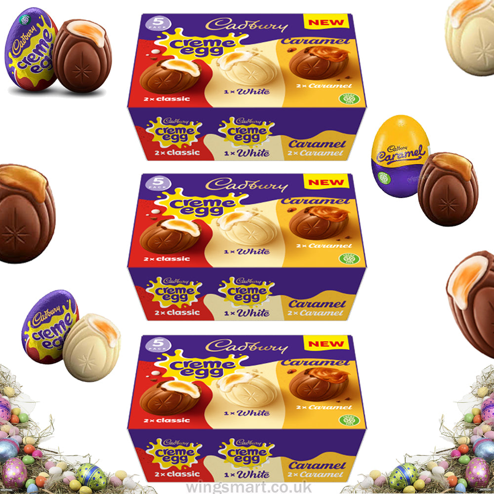 Cadbury Mixed Egg 5 Pack 200g