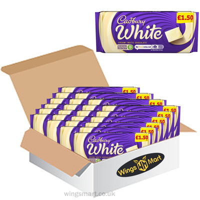 Cadbury White Chocolate Bar 90g PMP
