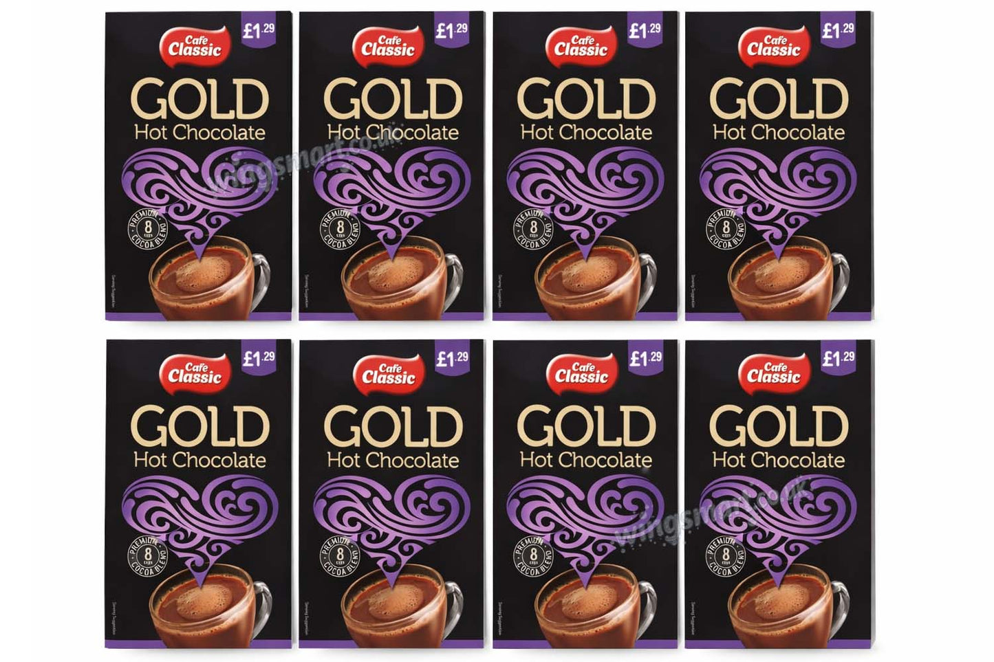 Cafe Classic Gold Hot Chocolate 8 x 25g