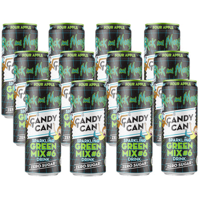 Candy Can Rick & Morty Sparkling Drink Cans 330ml