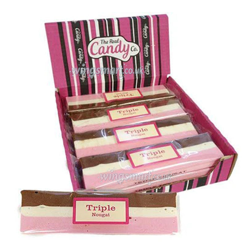 Candy Co Traditional Sweet Treat Bars– Nougat, Fudge, Coconut Ice, Peanut Brittle & Classic British Confectionery Range