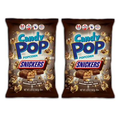 Candy Pop Snickers Drizzle Popcorn 149g(2 Packs)