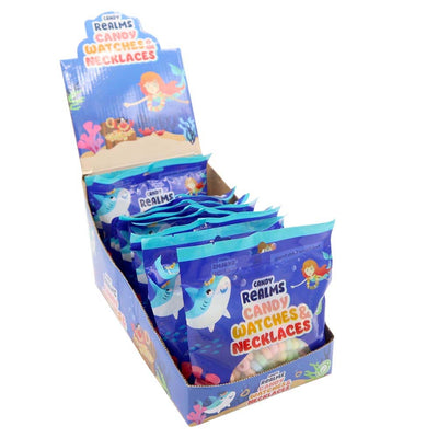 Candy Realms Candy Watches & Necklaces 102g – 12 Bags