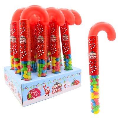 Candy Realms Jelly Beans Candy Cane 80g – 12 Tubes