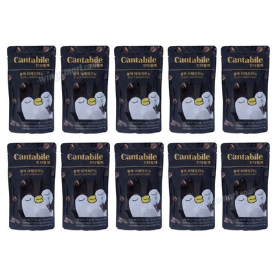 Cantabile Black Americano Coffee Drink Pouch 230ml (Pack of 10)