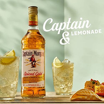 Captain Morgan Original Spiced Gold Rum Based Spirit Drink 35% vol 70cl PMP