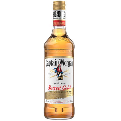 Captain Morgan Original Spiced Gold Rum Based Spirit Drink 35% vol 70cl PMP