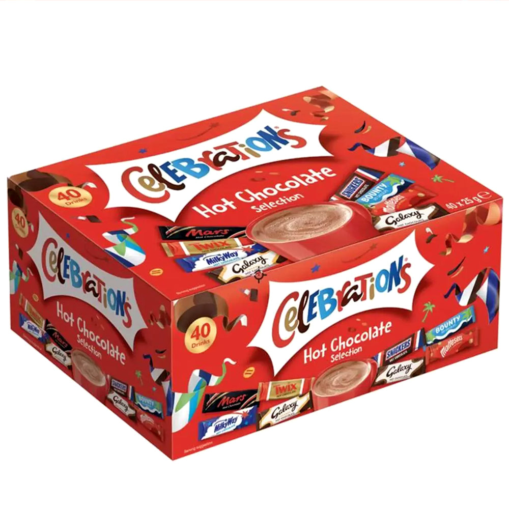 Celebrations Hot Chocolate Selection, 40 x 25g